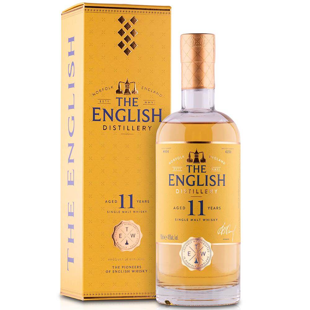 The English 11 Year Old Single Malt English Distillery 46% 70cl